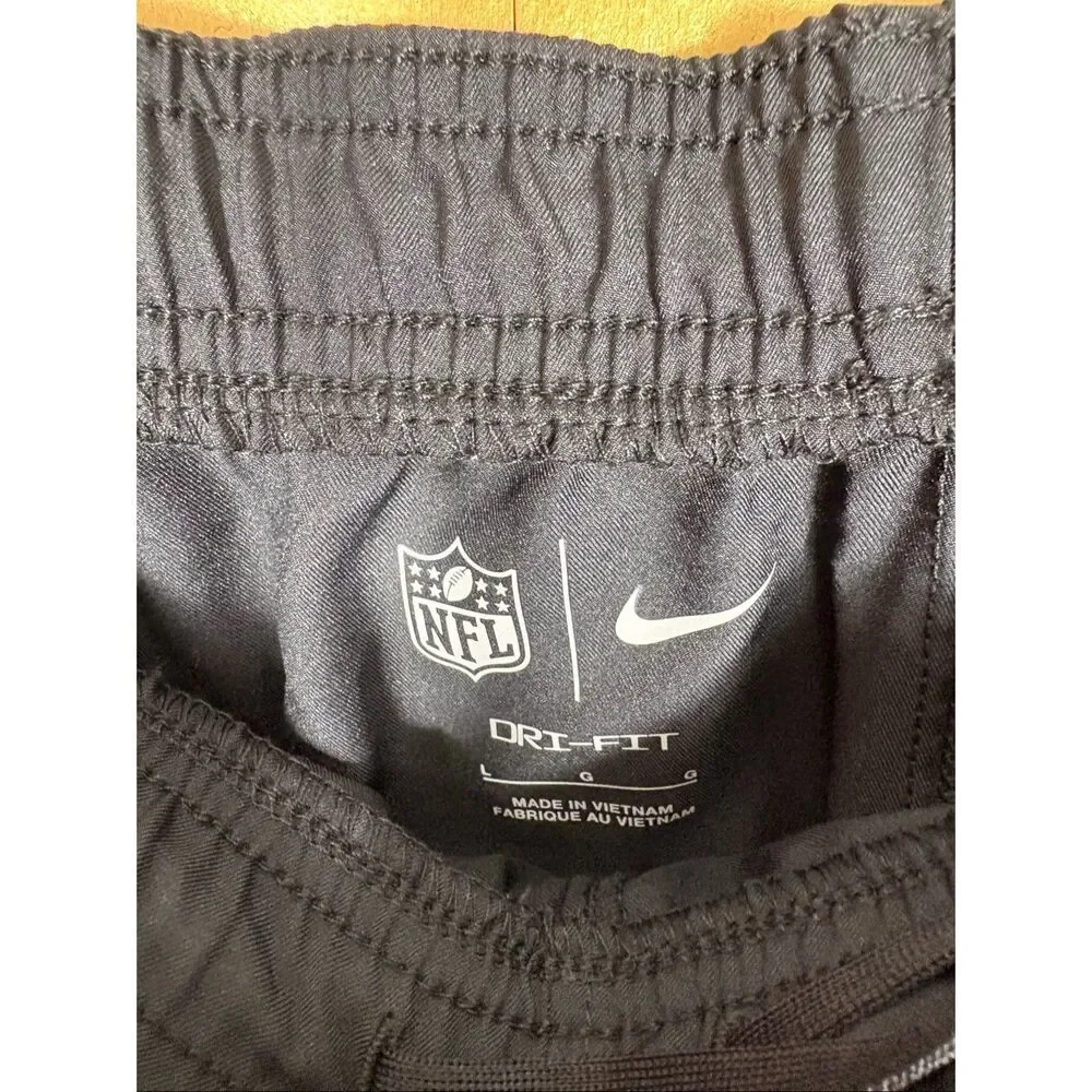 Nike NFL zippered ankle track pants size L